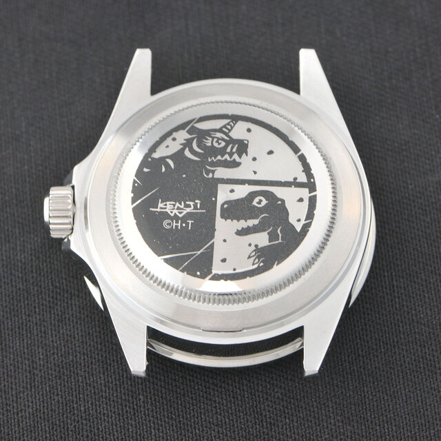 デジモン オメガモン デザインのレザー腕時計が登場 盤面イラストは渡辺けんじ描き下ろし インサイド