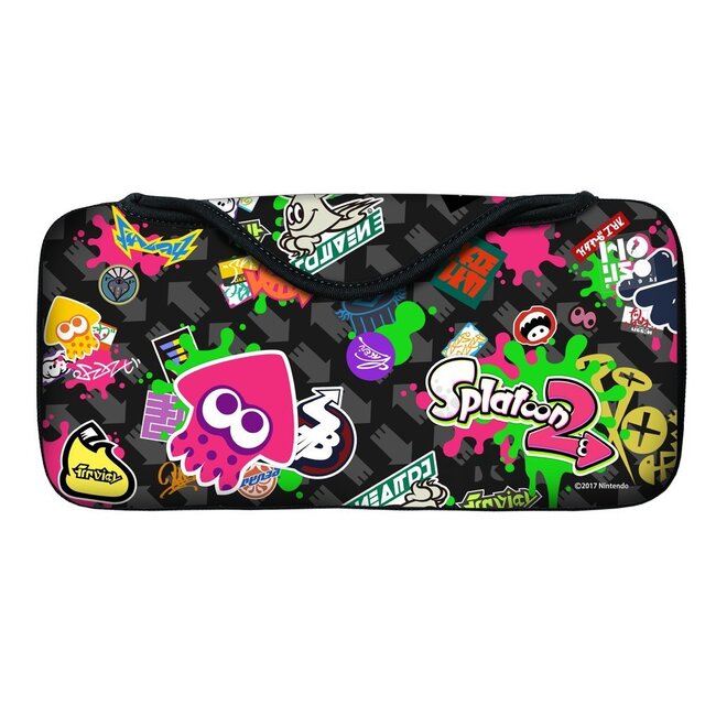 スイッチ『スプラトゥーン2』デザインのイカしたアクセサリが多数登場！Joy-Conカバー・ポーチ・フロントカバー