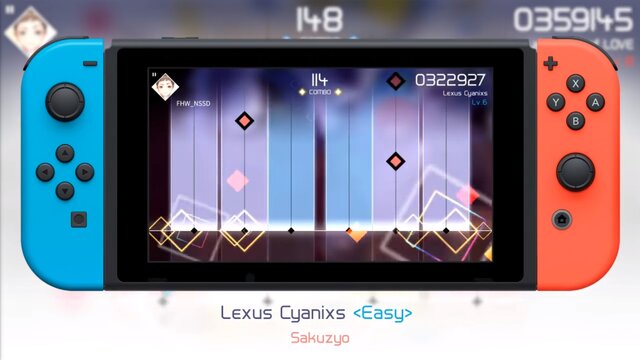 スイッチ版『VOEZ』Ver1.1アプデが6月1日配信、『魔神少女』主題歌など全18曲が無料で追加