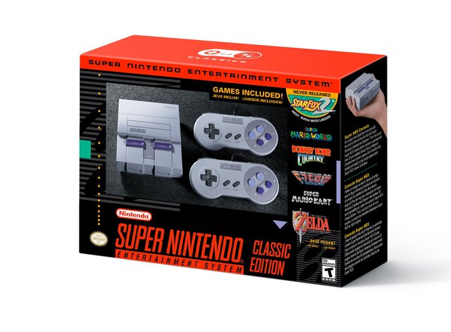 ミニスーパーファミコン「SNES Classic」海外で9月発売！幻の『スターフォックス2』も収録