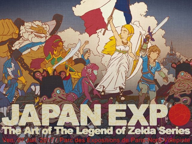 ゼルダ姫が民衆を導く ゼルダの伝説 新イラストをjapan Expoで公開 1枚目の写真 画像 インサイド