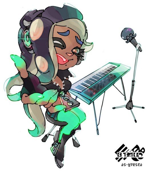 スプラトゥーン2 ロックvsポップ フェスを彩るテンタクルズのイラスト公開 イイダの意外な一面も判明 2枚目の写真 画像 インサイド