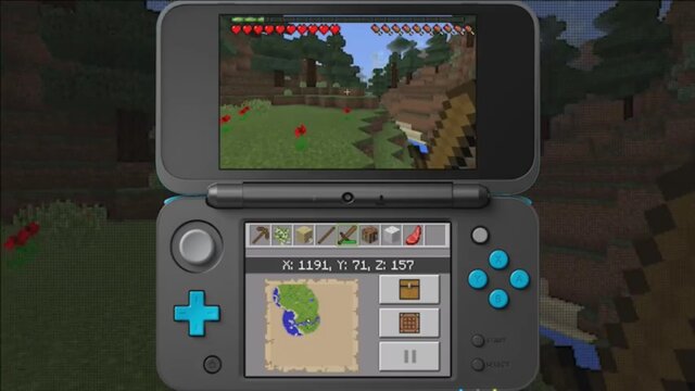 あの マインクラフト がnewニンテンドー3dsに登場 Minecraft New Nintendo 3ds Edition 配信開始 インサイド