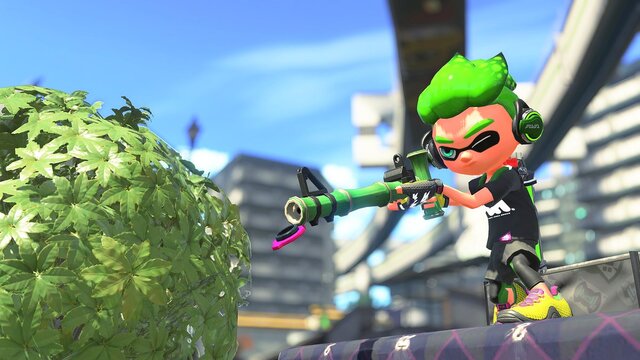 スプラトゥーン2 新ブキ 14式竹筒銃 甲 が発表 チャージせずに撃っても射程距離が変わらない 3枚目の写真 画像 インサイド