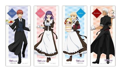 描き下ろしBIGアクリルスタンド(全4種) 1,200円(C)TYPE-MOON・ufotable・FSNPC