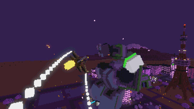 人類vs怪獣を描く8-bit風3Dアクション『Super Man Or Monster』がSteam配信！