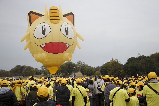 佐賀県にピカチュウ巨大人文字が出現―ニャース気球が襲来、サガせ！ロケット団1000万人！