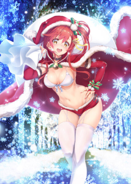 『アンジュ・ヴィエルジュ』クリスマスイベント開催！サンタ姿の美少女たちと寒さを吹き飛ばそう！