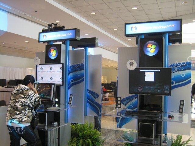 【GDC 2009】ロビーバーではドリンクを飲みながら最新Xbox360ゲームを体験!?