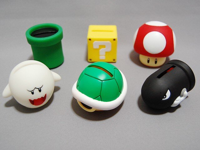【週刊マリオグッズコレクション】第27回 コインを集めて1UP!?「スーパーマリオ マスコットバンク」