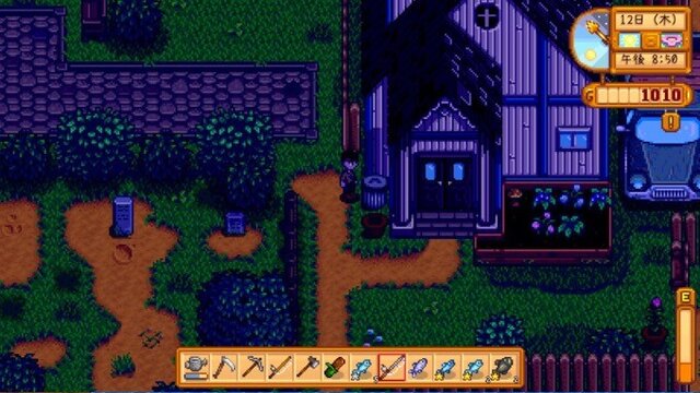 【吉田輝和】スローライフRPG『Stardew Valley』プレイ絵日記―第1話：無職おじさんの牧場生活が始まる