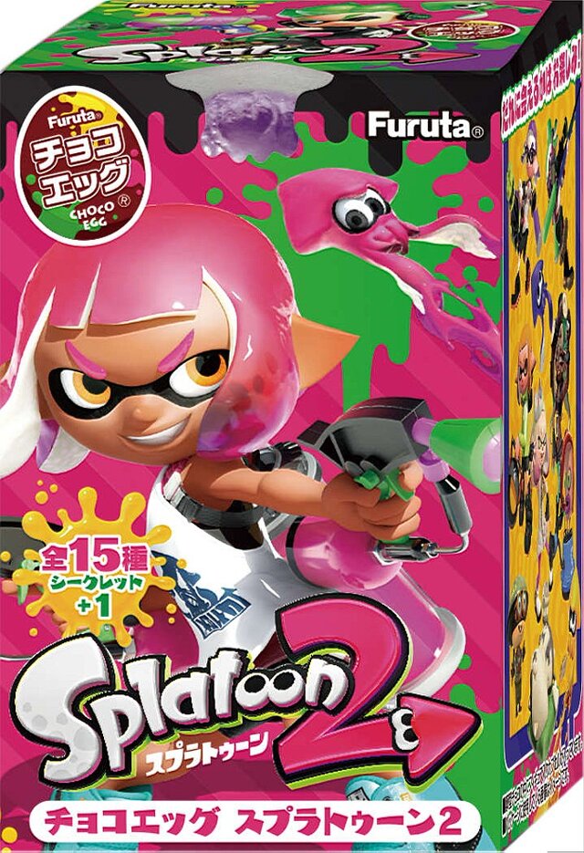 『スプラトゥーン2』チョコエッグが登場！ ボーイにガール、ヒメやイイダもフィギュアに