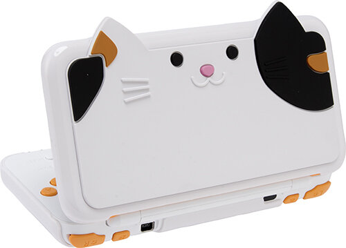 New 2DS LL用「ねこにゃん」保護カバーが2月28日発売―ゲーム機をキュートにカスタマイズ