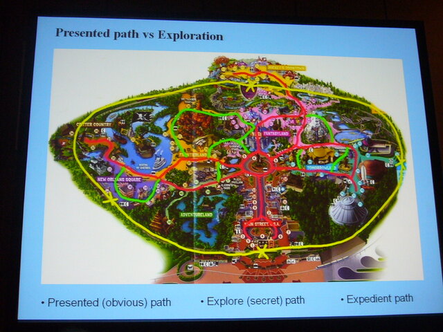 【GDC 2009】ディズニーランドに学ぶゲームデザイン