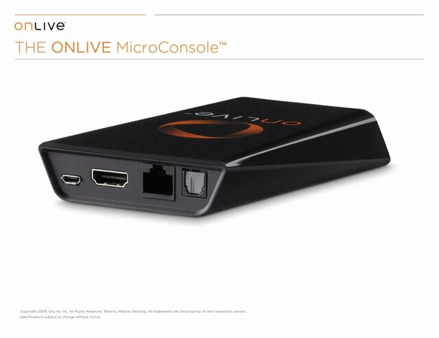 【GDC 2009】最新ゲームをストリーミング配信「OnLive」を体験した