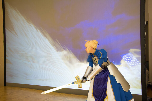 『Fate』セイバーの宝具エクスカリバーが撃てるぞ!「テクノアルタ」のプロジェクションマッピング展示を体験してきた