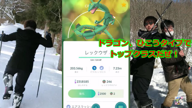 攻撃力激高なレックウザ、今こそ育成のススメ【ポケモンGO 秋田局】