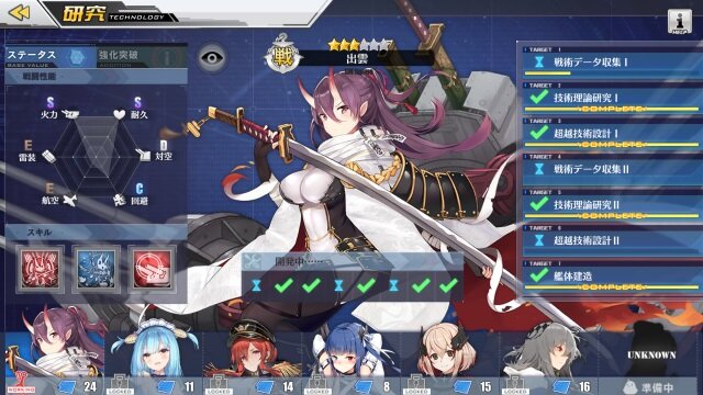 アズールレーン 完成した特別計画艦は今何隻 結果発表 1隻以上完成させているのは約4分の1 読者アンケート インサイド