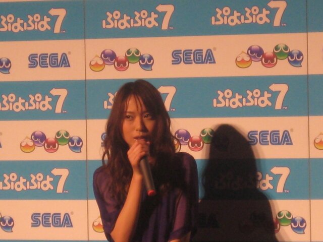 【セガ新作発表会2009】『ぷよぷよ7』のプロモーションキャラクターは戸田恵梨香さんに(4)