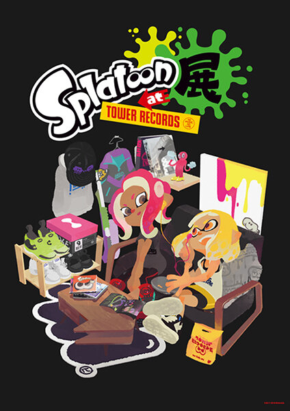 『スプラトゥーン』の軌跡を振り返る「Splatoon展at TOWER RECORDS」が7月13日より開催－限定コラボグッズの販売も