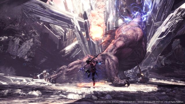 モンハン ワールド Ffxiv コラボモンスター ベヒーモス の実機プレイ映像が初公開 強靭な魔獣の攻略方法とは インサイド