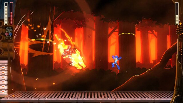 『ロックマン11』新たなボスは炎の拳法家「トーチマン」！火炎渦巻く灼熱のステージは危険満載