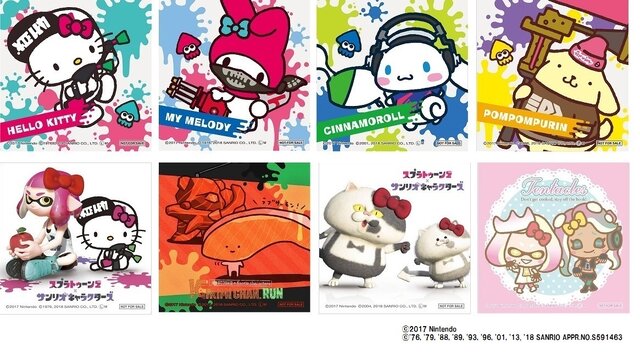 スプラトゥーン2 ｘ サンリオ コラボフェア開催 限定グッズがキディランドに集合 インサイド