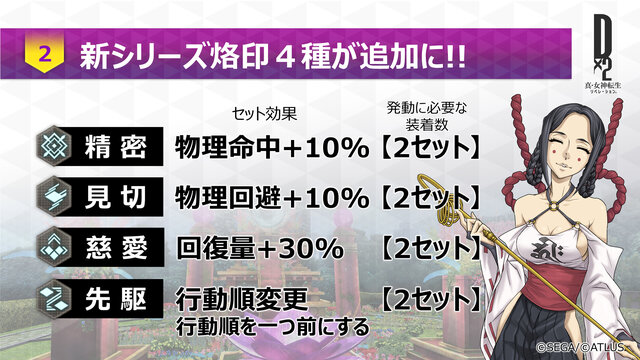 『Ｄ×２ 真・女神転生 リベレーション』Ver 1.5.0で新ダンジョン＆新烙印を実装！ アイテムでスキル継承を行う「スキル因子」も登場