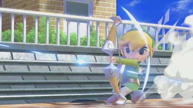 スマブラsp 剣を振るだけでも可愛い トゥーンリンク 素早く立ち回り トライフォースで華麗にフィニッシュ 2枚目の写真 画像 インサイド