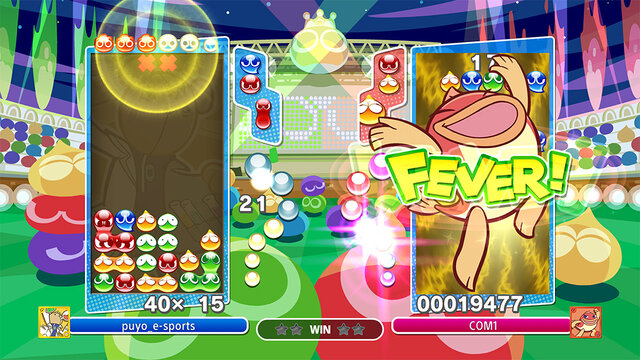 『ぷよぷよeスポーツ』相殺アクションが可視化されて、より見やすく！おなじみの登場キャラも紹介