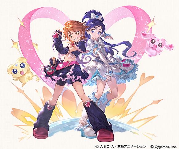 グラブル ふたりはプリキュア コラボイベントのタイトルが発表 メップルやミップルの単体イラストも公開 インサイド