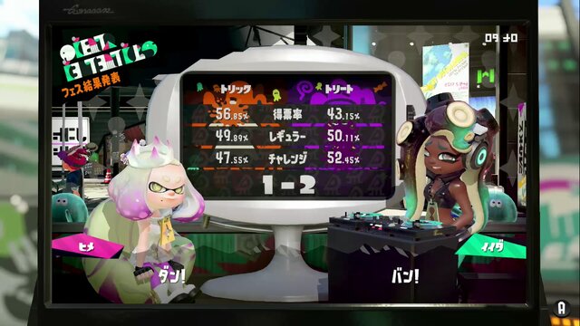 『スプラトゥーン2』「トリック vs トリート」フェスは“トリート派”が勝利！