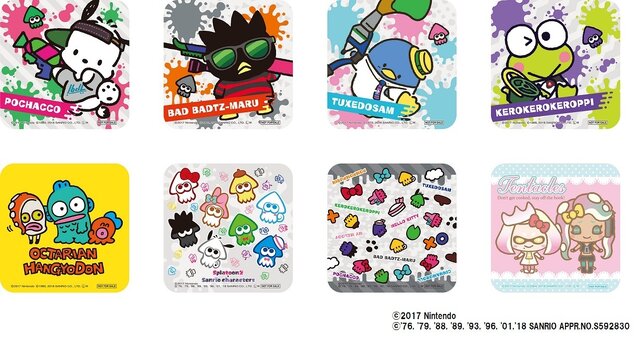 「スプラトゥーン2ｘサンリオキャラクターズ」第二弾フェアが11月10日より開催─テンタクルズの新グッズをお披露目！