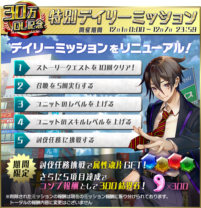 『東京コンセプション』30万DL突破記念キャンペーン開催─新ユニット「刑部姫 テンソ」もお披露目