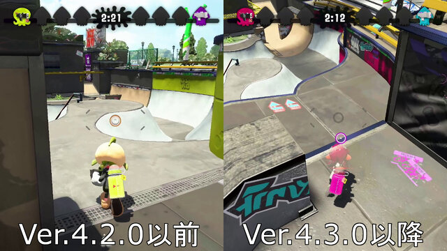 『スプラトゥーン2』工事が終わった「Bバスパーク」は中央の高台が消えた!?各ルールの変化具合をチェック