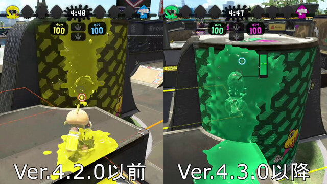 『スプラトゥーン2』工事が終わった「Bバスパーク」は中央の高台が消えた!?各ルールの変化具合をチェック