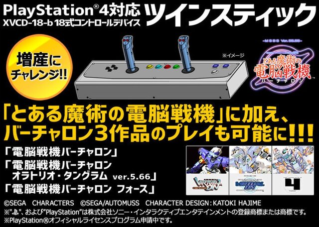 タニタが提案する 電脳戦機バーチャロン 用ツインスティック 増産クラウドファンディングが目標金額を突破し増産決定 インサイド