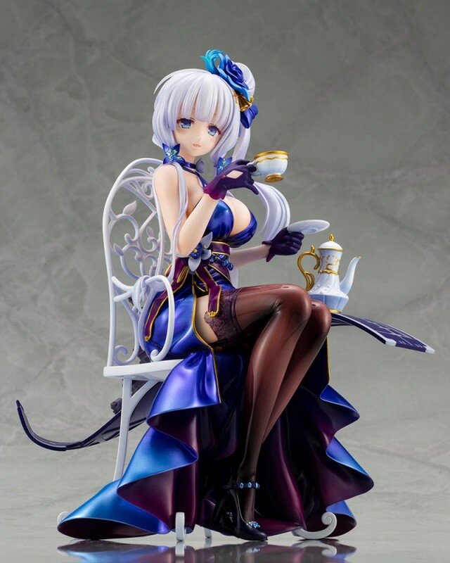 アズールレーン イラストリアス が1 7スケールフィギュアになって登場 終わらないお茶会 スキンを忠実に再現 7枚目の写真 画像 インサイド