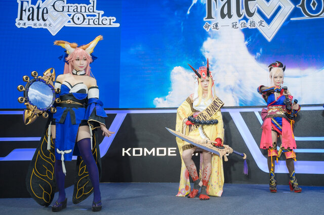 『FGO』ブースはファンとの距離が近い体験型！麗しきコスプレイヤーに愛らしい着ぐるみも【台北ゲームショウ2019】