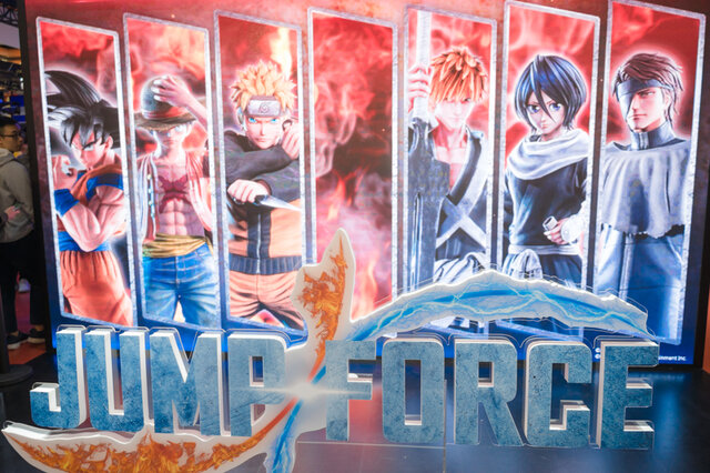 『JUMP FORCE』『SDガンダム』などの特大オブジェが並ぶ「バンダイナムコ」ブースは常に大盛況！【台北ゲームショウ2019】