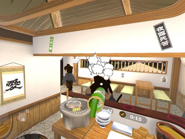 【吉田輝和のVR絵日記】ワンオペ飲食店シミュ『カウンターファイト SE』客VS丼屋店主の仁義なき戦い