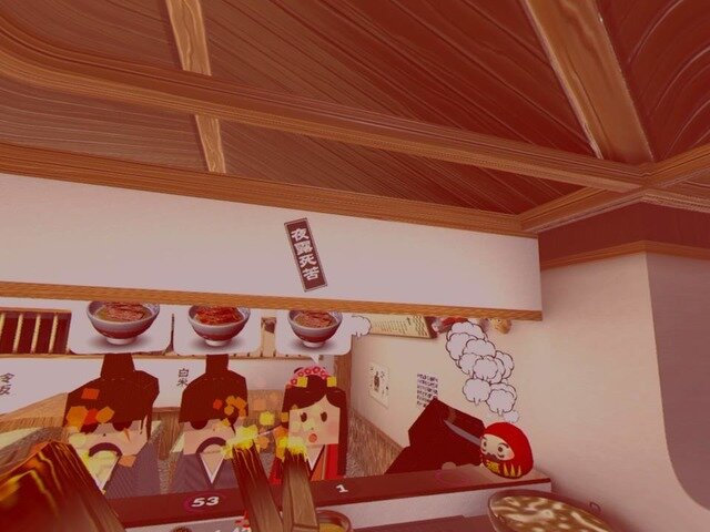 【吉田輝和のVR絵日記】ワンオペ飲食店シミュ『カウンターファイト SE』客VS丼屋店主の仁義なき戦い