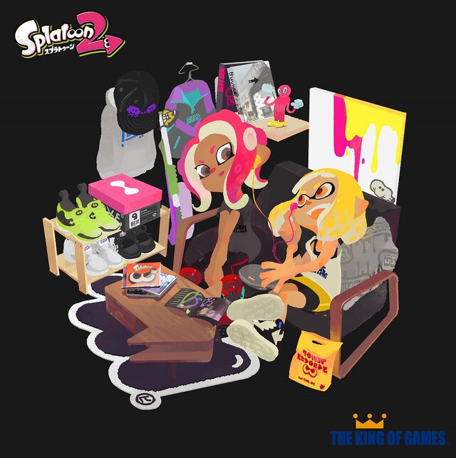 『スプラトゥーン2』の「イカロゴマット」と「ヤキフグソックス」をリアルに再現したアイテムが登場！