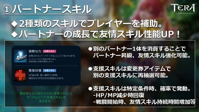 『TERA』新要素「パートナー」の情報公開―様々なスキルでプレイヤーを助ける相棒的存在！【生放送まとめ】