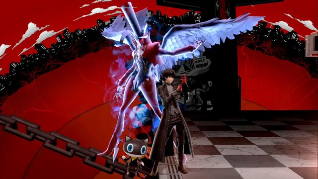 スマブラsp 追加ファイター ジョーカー のスタイリッシュな技をチェック 激辛顔や 総攻撃 原作比較動画も 16枚目の写真 画像 インサイド