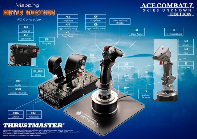PC版『エースコンバット7』最新アプデでLogicool/Thrustmasterのフライトスティックに対応