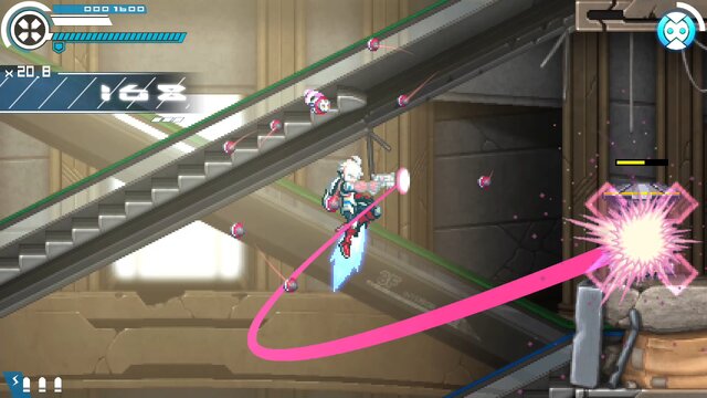 スイッチ/PS4/Steam『白き鋼鉄のX THE OUT OF GUNVOLT』9月26日発売決定！「ガンヴォルト」のアキュラが主役となる外伝作品