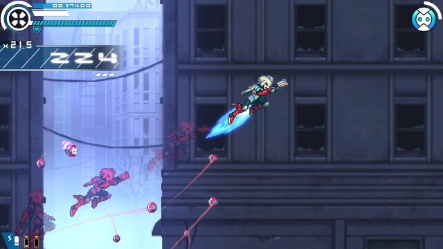 スイッチ/PS4/Steam『白き鋼鉄のX THE OUT OF GUNVOLT』9月26日発売決定！「ガンヴォルト」のアキュラが主役となる外伝作品