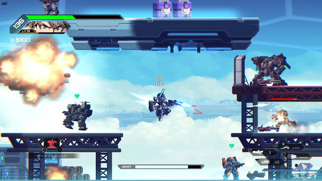 2Dメカアクション『HARDCORE MECHA』ストーリーモード最終PV公開！ 日本語ボイス入りの白熱展開