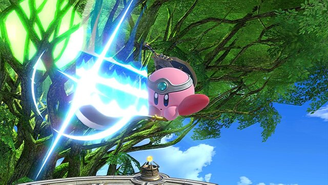 『スマブラSP』勇者実装で“ロト装備のカービィ”誕生！ コピー能力のかけ声が「めらぞーま！」な感じで可愛い